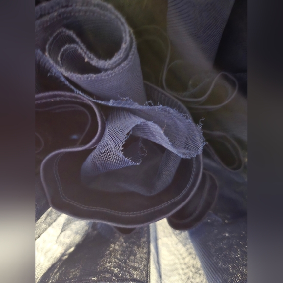 Navy Tulle Skirt - Size 2 - Multiple Layers - Picture 2 of 4